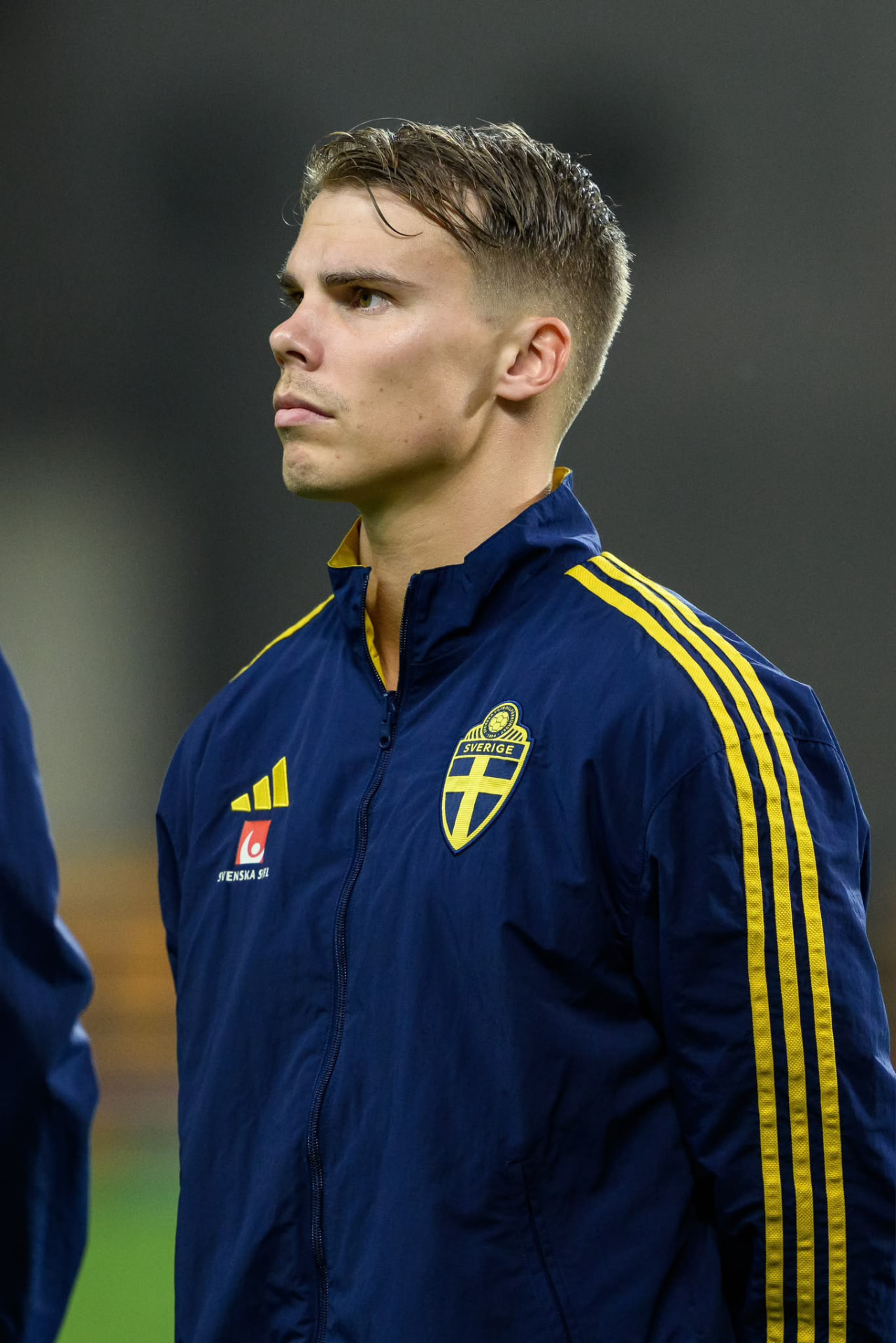 Elias Andersson i svensk landslagströja